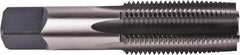 Union Butterfield - 2-8 UNC/UNS 2B 6 Flute Bright Finish High Speed Steel Straight Flute Standard Hand Tap - Taper, Right Hand Thread, 7-5/8" OAL, 3-9/16" Thread Length, H6 Limit, Oversize - Eagle Tool & Supply