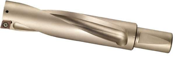 Sumitomo - 3.368" Max Drill Depth, 4xD, 13/16" Diam, Indexable Insert Drill - 2 Inserts, 1" Shank Diam, Straight Shank - Eagle Tool & Supply