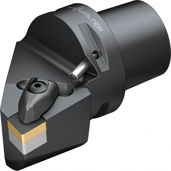 Walter - 95° Lead Angle, Indexable Turning Toolholder - 128mm OAL, Series DCLN-CAPTO-AUSSEN - Eagle Tool & Supply