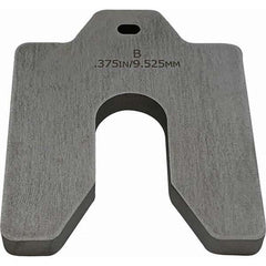 Maudlin Products - Metal Shim Stock Type: Slotted Shim Material: Stainless Steel - Eagle Tool & Supply