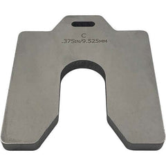 Maudlin Products - Metal Shim Stock Type: Slotted Shim Material: Stainless Steel - Eagle Tool & Supply