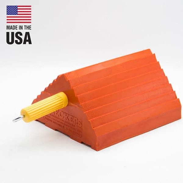 Checkers - Wheel Chocks Width (Inch): 8-1/2 Height (Inch): 5 - Eagle Tool & Supply