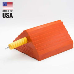 Checkers - Wheel Chocks Width (Inch): 8-1/2 Height (Inch): 5 - Eagle Tool & Supply