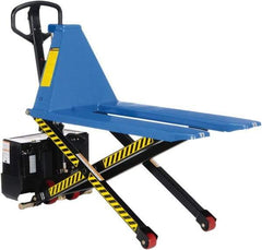 Vestil - 3,000 Lb Capacity, 31-1/2" Lift Portable Tote Lifter - 3-1/2" Min Lift Height, 45" Fork Length x 6-1/2" Fork Width, 27" Overall Width - Eagle Tool & Supply