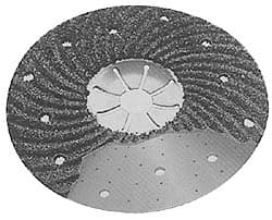 Value Collection - 7" Diam, 7/8" Hole, 100 Grit Silicon Carbide Fiber Disc - Eagle Tool & Supply
