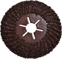 Value Collection - 5" Diam 7/8" Hole 16 Grit Fiber Disc - Very Coarse Grade, Aluminum Oxide, 12,000 Max RPM - Eagle Tool & Supply