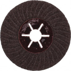 Value Collection - 5" Diam 7/8" Hole 36 Grit Fiber Disc - Very Coarse Grade, Aluminum Oxide, 12,000 Max RPM - Eagle Tool & Supply