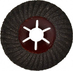 Value Collection - 4-1/2" Diam 7/8" Hole 36 Grit Fiber Disc - Very Coarse Grade, Silicon Carbide, 13,300 Max RPM - Eagle Tool & Supply