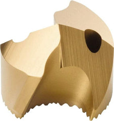 Seco - Series SD100, 25.9mm Diam 140° Replaceable Drill Tip - Carbide, TiAlN Finish, Through Coolant - Eagle Tool & Supply