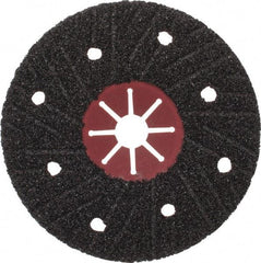 Value Collection - 7" Diam 7/8" Hole 24 Grit Fiber Disc - Very Coarse Grade, Silicon Carbide, 8,500 Max RPM - Eagle Tool & Supply