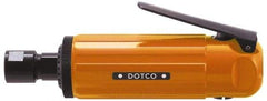 Dotco - 1/4" Collet, Straight Handle, Air Straight Die Grinder - 23,000 RPM, Front Exhaust, 38 CFM, 0.9 hp, 90 psi, 1/4" Inlet - Eagle Tool & Supply