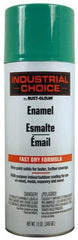 Rust-Oleum - Safety Green, Enamel Spray Paint - 8 to 12 Sq Ft per Can, 12 oz Container - Eagle Tool & Supply
