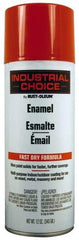 Rust-Oleum - Safety Red, Gloss, Enamel Spray Paint - 8 to 12 Sq Ft per Can, 12 oz Container, Use on Drums, Equipment & Color Coding, Furniture, Ladders, Lockers, Motors, Stenciling, Tools - Eagle Tool & Supply