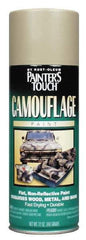 Rust-Oleum - Earth Brown, Flat, Camouflage Spray Paint - 8 to 10 Sq Ft per Can, 16 oz Container, Use on Camouflage Paint - Eagle Tool & Supply