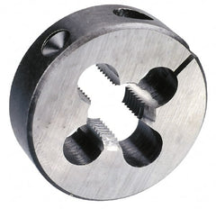 Cle-Line - M4.5x0.75 Metric Coarse High Speed Steel Round Adjustable Die - Eagle Tool & Supply