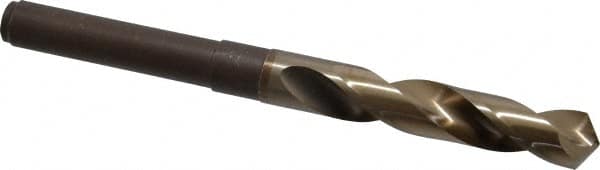 Chicago-Latrobe - 37/64" Drill, 118° Point, Cobalt Silver Deming & Reduced Shank Drill Bit - Eagle Tool & Supply