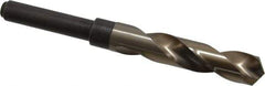 Chicago-Latrobe - 11/16" Drill, 118° Point, Cobalt Silver Deming & Reduced Shank Drill Bit - Oxide/Gold Finish, 6" OAL, Straight Shank, 3-1/8" Flute Length, Right Hand Cut, Split Point, Spiral Flute, Regular Spiral - Eagle Tool & Supply