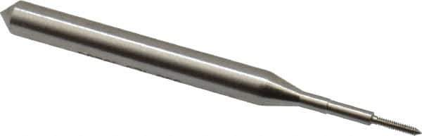Balax - #000-120, Class Miniature, Single End Plug Thread Go Gage - High Speed Tool Steel, Handle Not Included - Eagle Tool & Supply