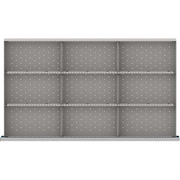 LISTA - 9-Compartment Drawer Divider Layout for 3.15" High Drawers - Eagle Tool & Supply