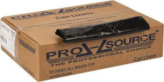 PRO-SOURCE - 1.35 mil Thick, Heavy-Duty Trash Bags - 33" Wide x 40" High, Black - Eagle Tool & Supply