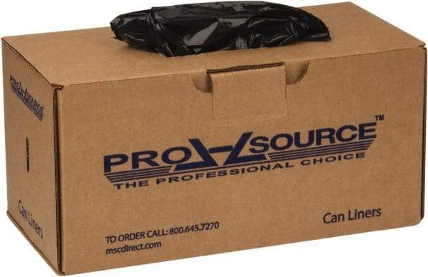 PRO-SOURCE - 1.55 mil Thick, Heavy-Duty Trash Bags - 39" Wide x 46" High, Black - Eagle Tool & Supply