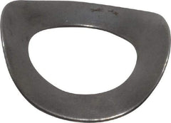 Gardner Spring - 1/4" Bolt, 0.265" ID, Grade 1074 Steel, Curved Disc Spring - 0.49" OD, 0.091" High, 0.008" Thick - Eagle Tool & Supply