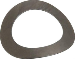 Gardner Spring - 1/4" Bolt, 0.269" ID, Grade 301 Stainless Steel, Curved Disc Spring - 0.423" OD, 0.07" High, 0.007" Thick - Eagle Tool & Supply