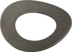 Gardner Spring - 1/4" Bolt, 0.265" ID, Grade 301 Stainless Steel, Curved Disc Spring - 0.49" OD, 1/16" High, 0.011" Thick - Eagle Tool & Supply