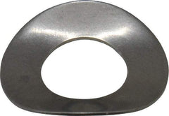 Gardner Spring - 1/4" Bolt, 0.265" ID, Grade 301 Stainless Steel, Curved Disc Spring - 0.551" OD, 0.06" High, 0.015" Thick - Eagle Tool & Supply