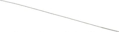 Made in USA - 0.032" Diam Helical Nylon Tube Brush - 0.008" Filament Diam, 1/2" Brush Length, 4" OAL, 0.026" Diam Stainless Steel Shank - Eagle Tool & Supply