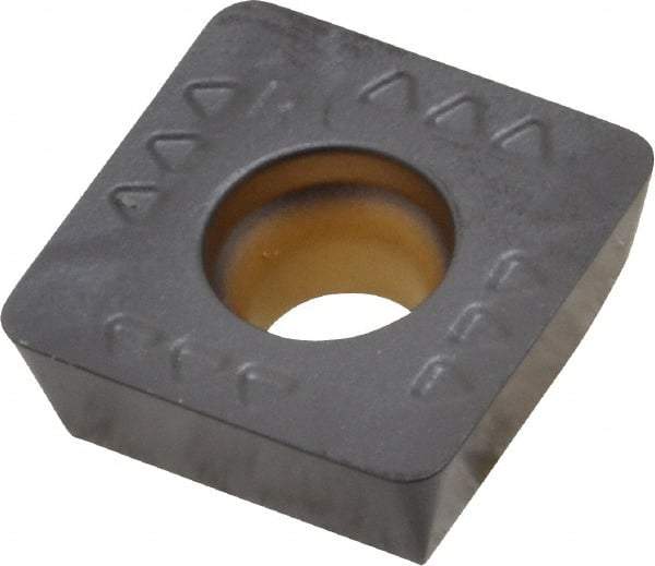 Kennametal - SDET433 GB2 Grade KCPK30 Carbide Milling Insert - TiN/TiCN/Al2O3 Finish, 3/16" Thick, 1/2" Inscribed Circle, 1.2mm Corner Radius - Eagle Tool & Supply