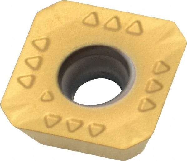 Kennametal - SEPT443 GB2 Grade KC725M Carbide Milling Insert - TiN/TiCN/TiN Finish, 3/16" Thick, 14mm Inscribed Circle, 1mm Corner Radius - Eagle Tool & Supply