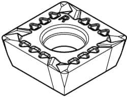 Kennametal - SPPT3125 GB2 Grade KCK15 Carbide Milling Insert - TiN/TiCN/Al2O3 Finish, 5/32" Thick, 10mm Inscribed Circle, 0.8mm Corner Radius - Eagle Tool & Supply