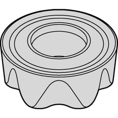 Kennametal - RCGT2006M0 Grade KC725M Carbide Milling Insert - TiN/TiCN/TiN Finish, 1/4" Thick, 20mm Inscribed Circle - Eagle Tool & Supply