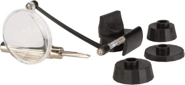SPI - 7x Magnification, 24 mm Lens Diameter, Singlet Lens Optical Glass Loupe - 1 Lens, 1-1/2 Inch Focal Length - Eagle Tool & Supply