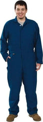 Stanco Safety Products - Size XL, Royal Blue, Zipper, Flame Resistant/Retardant Coverall - 46 to 48" Chest, Nomex, 7 Pockets, Elastic Waistband, Full Action Back, 2-Way Concealed Zipper - Eagle Tool & Supply