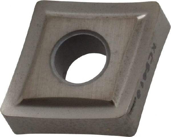 Kennametal - CNMP432 Grade KC5410 Carbide Turning Insert - TiB2 Finish, 80° Diamond, 1/2" Inscr Circle, 3/16" Thick, 1/32" Corner Radius - Eagle Tool & Supply