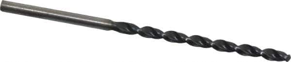 Cleveland - 7/64" 135° Cobalt Jobber Drill - TiAlN Finish, Right Hand Cut, Parabolic Flute, Straight Shank, 2-5/8" OAL, Split Point - Eagle Tool & Supply