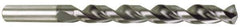 Accupro - #47 130° Cobalt Jobber Drill - TiAlN Finish, Right Hand Cut, Parabolic Flute, Straight Shank, 1-15/16" OAL, Split Point - Eagle Tool & Supply