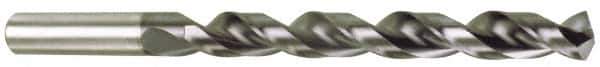 Chicago-Latrobe - #26 135° High Speed Steel Jobber Drill - TiCN Finish, Right Hand Cut, Parabolic Flute, Straight Shank, 3" OAL, Notched Point - Eagle Tool & Supply
