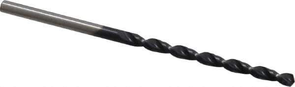 Cleveland - #43 135° Cobalt Jobber Drill - TiAlN Finish, Right Hand Cut, Parabolic Flute, Straight Shank, 2-1/4" OAL, Split Point - Eagle Tool & Supply
