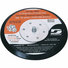 Dynabrade - 6" Diam Adhesive/PSA Disc Backing Pad - Medium Density, 13,000 RPM - Eagle Tool & Supply