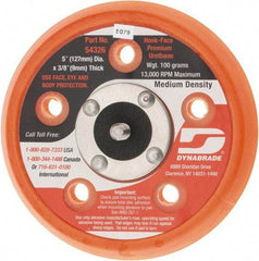 Dynabrade - 5" Diam Hook & Loop Disc Backing Pad - Medium Density, 13,000 RPM - Eagle Tool & Supply