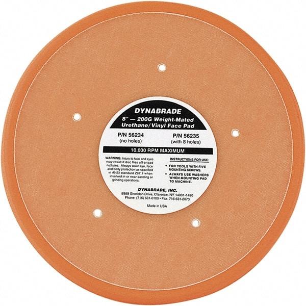 Dynabrade - 8" Diam Adhesive/PSA Disc Backing Pad - Medium Density, 13,000 RPM - Eagle Tool & Supply