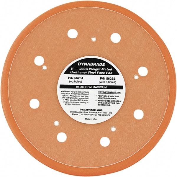 Dynabrade - 8" Diam Adhesive/PSA Disc Backing Pad - Medium Density, 13,000 RPM - Eagle Tool & Supply