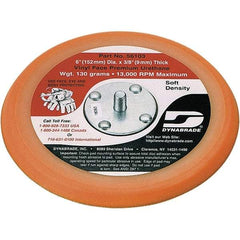 Dynabrade - 6" Diam Adhesive/PSA Disc Backing Pad - Soft Density, 13,000 RPM - Eagle Tool & Supply