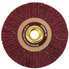 Dynabrade - 4" Diam 180 Grit Coated Sanding Star - Very Fine Grade, Arbor Mount - Eagle Tool & Supply