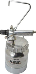 DeVilbiss - Paint Sprayer Cup - 2 Quart Aluminum Pressure Cup, Compatible with Spray Guns - Eagle Tool & Supply