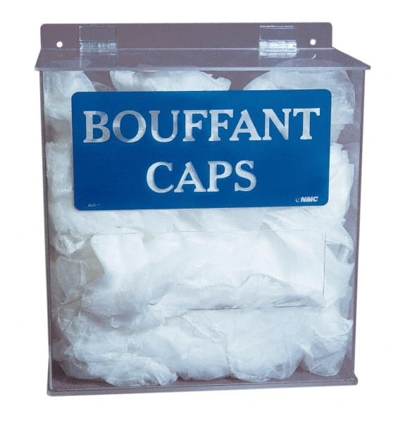PRO-SAFE - Table and Wall Mount Bouffant Cap Dispenser - 11-3/4 Inch Wide x 6 Inch Deep x 13 Inch High - Eagle Tool & Supply