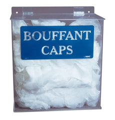 PRO-SAFE - Table and Wall Mount Bouffant Cap Dispenser - 11-3/4 Inch Wide x 6 Inch Deep x 13 Inch High - Eagle Tool & Supply